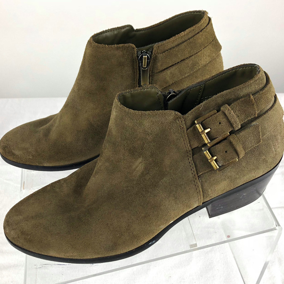 Sam Edelman Shoes - Sam Edelman Petal Ankle Boots Suede Double Buckle